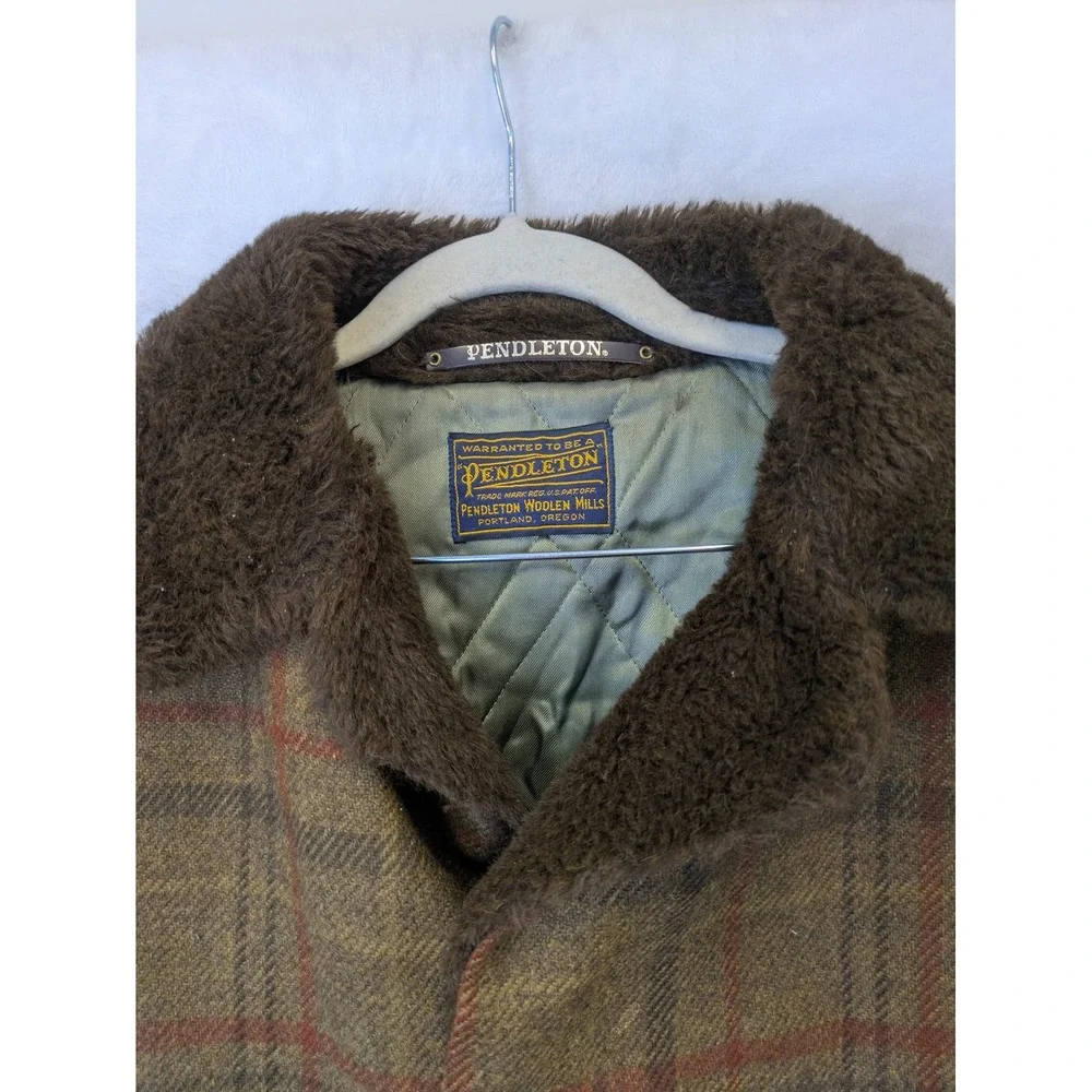 Pendleton‎ VINTAGE 70'S Men's Size XL Wool Plaid Coat